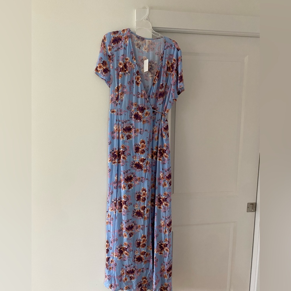 Floral Wrap Dress